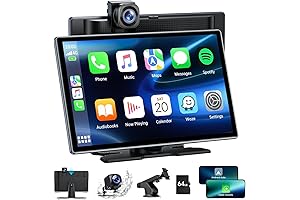 All-in-One Car Upgrade: Wireless Carplay and Android Auto with 4K Dash Cam