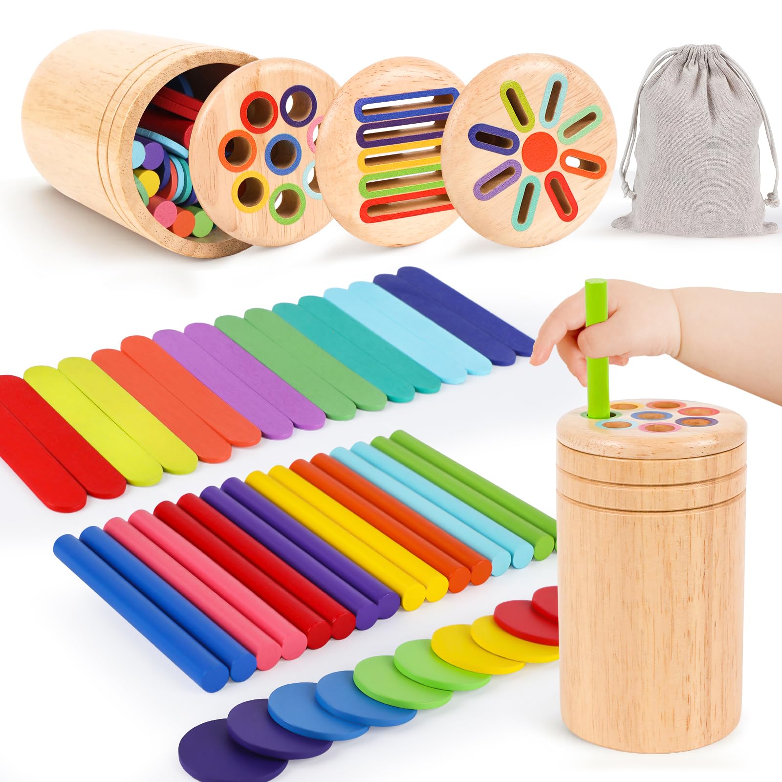 Montessori Toys for 1 Year Old Boys Girls