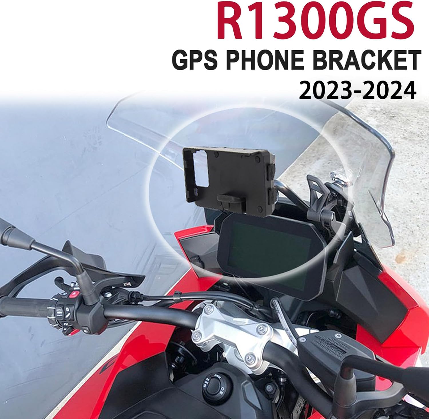 Quick Installation Motorcycle Phone Navigation Bracket Anti Shake Holder for ADV 2023-2024 Steel Construction Quick Release