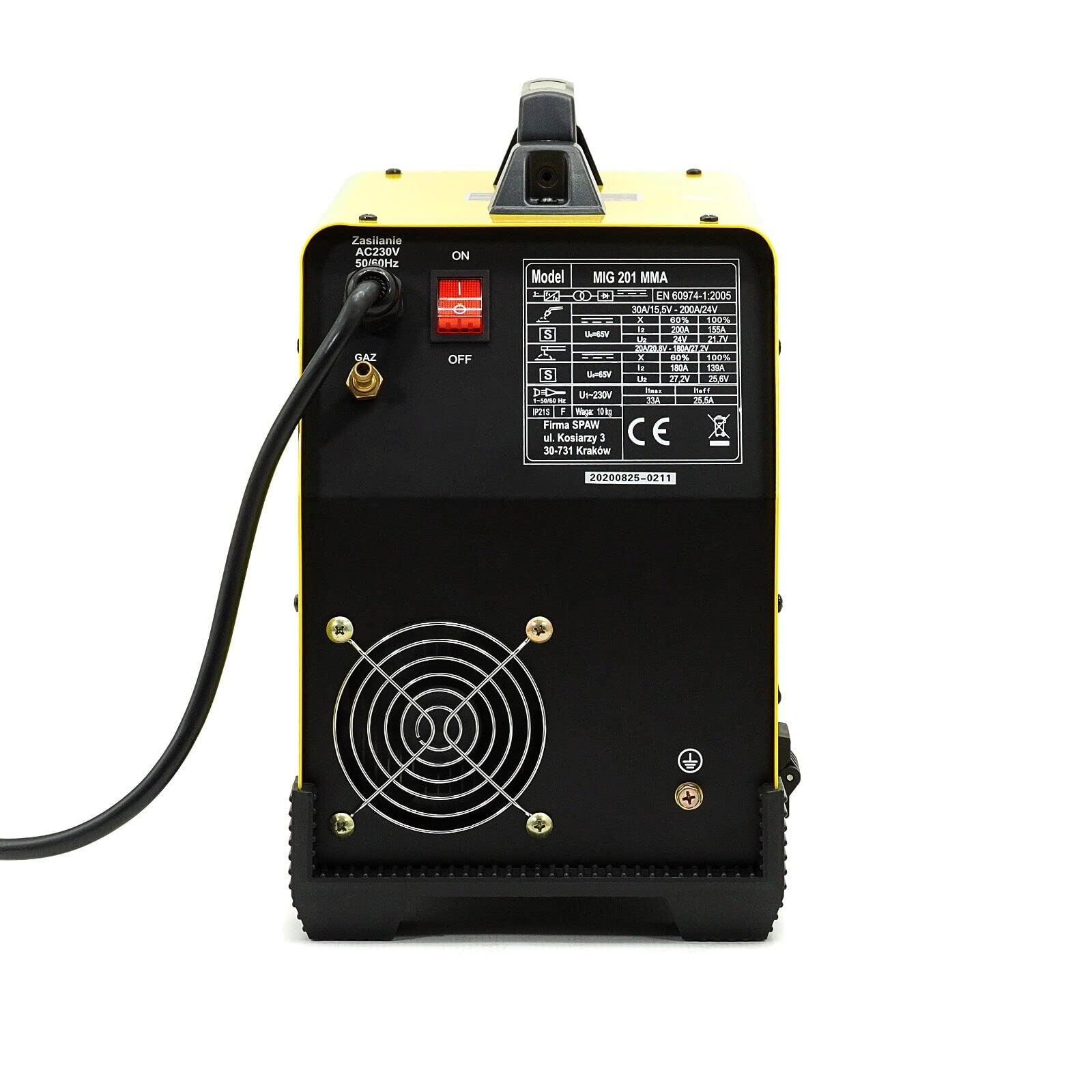 Magnum™ MIG 201 MMA MIG/MAG 3 w 1 spawarka inwertorowa 200 A MMA FLUX 230 V