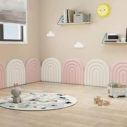 Miniatura 2 de Acolchado de pared 3D anticolisión para niños, tapete de pared autoadhesivo para paredes de TV, dormitorio de niños, fácil de instalar, calcomanías