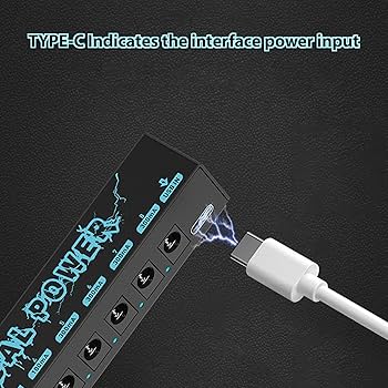 【限定特価】ギター エフェクター 4種セット＆電源ハブ Amazon.co.jp: ギターペダル電源 ギターエフェクター電源 8 絶縁