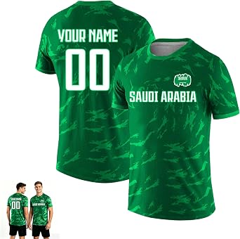 Personalised Football Shirt 2026, Custom Football Jersey for Men Women Youth with Name and Number