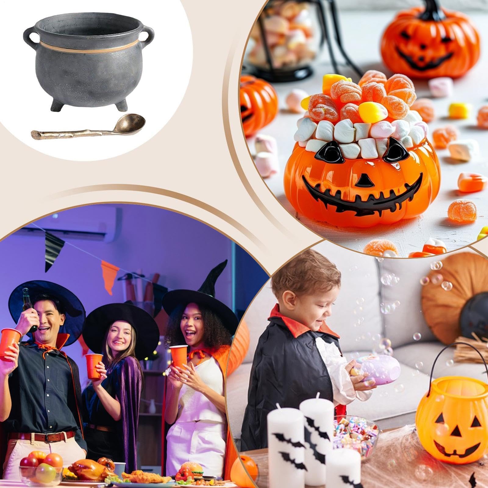 Snack Halloween Statua Calderone Portadolciumi