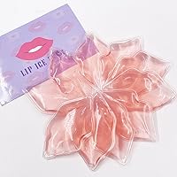 Vista 6 de (10 PCS) Lip Ice Pack ，Ice Compress After Lip ice Treatment, Reusable ice pad for Cosmetic, Lip Shape ice Pack to Relieve Pain and Relax Lips