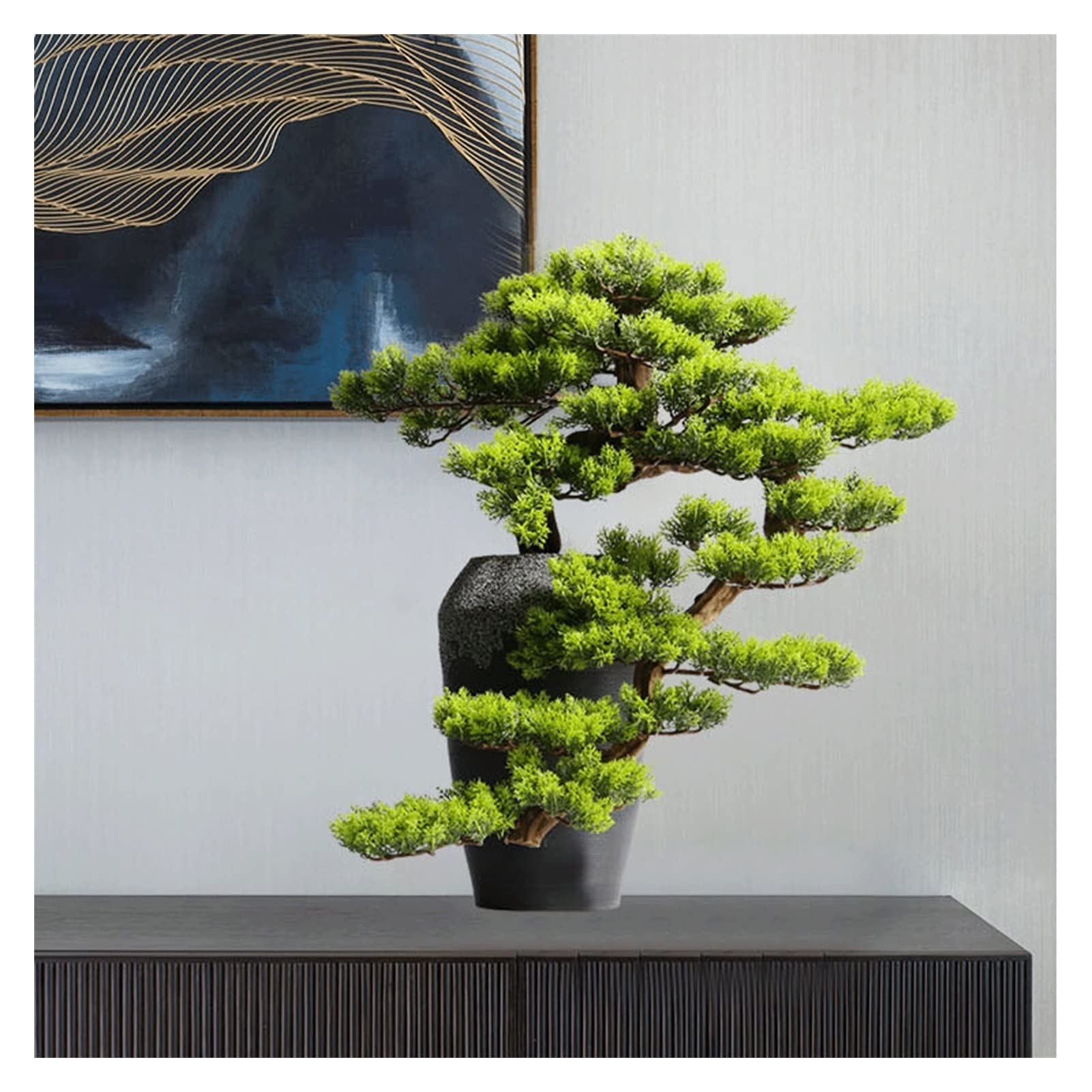 Amazon.de: Kleiner Bonsai-Baum Knstliche Bonsai-Baum Knstliche  Keramikvase Bonsai Kiefer Fake Tree Topf Pflanzen for Schlafzimmer  Dekoration Desktopanzeige Knstlicher Bonsai-Baum