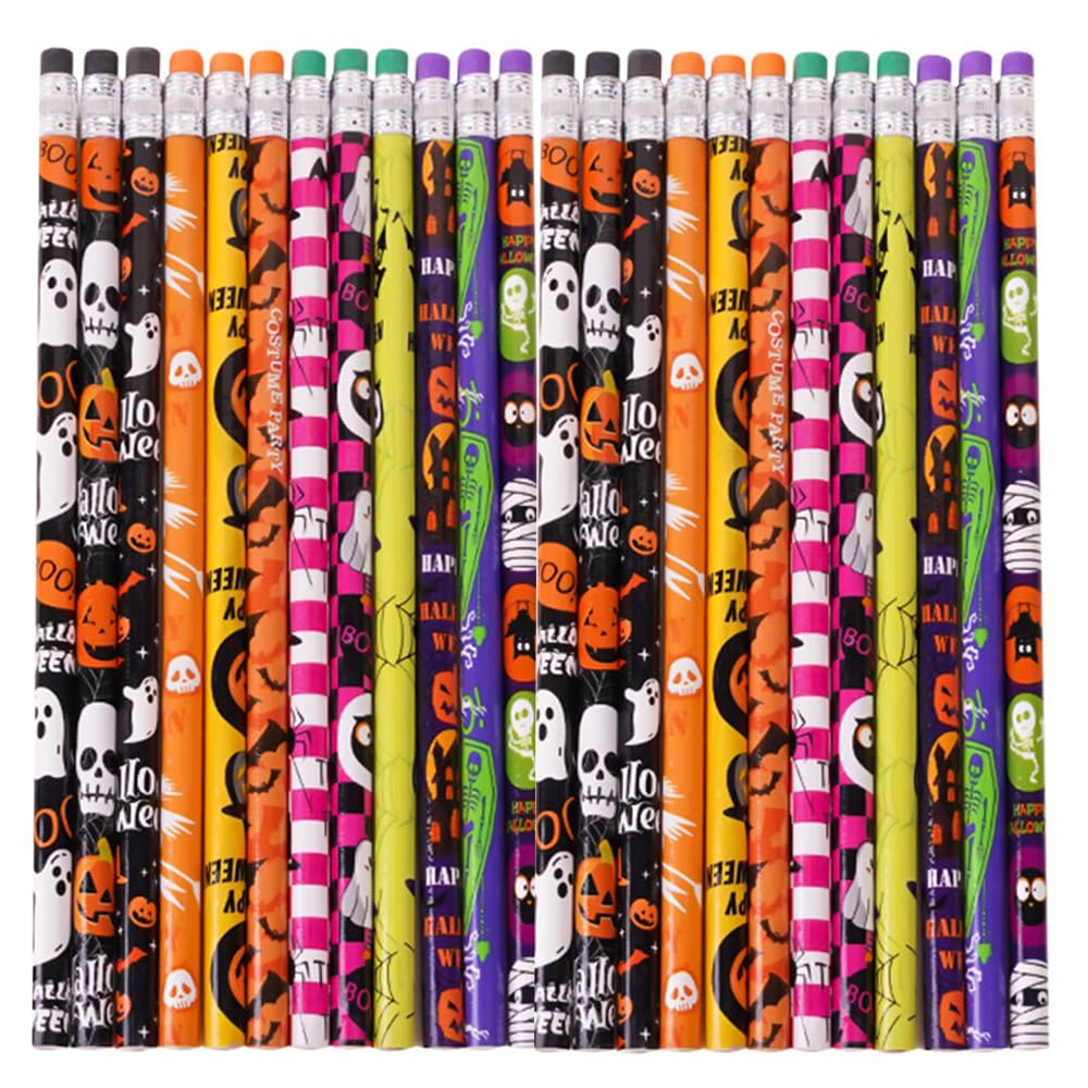 Crayons d'Halloween en vrac petits cadeaux de table - 7