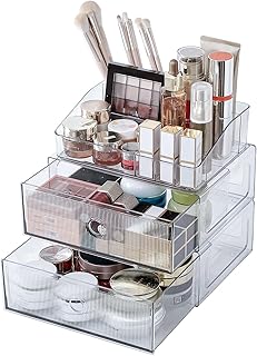Organizador de maquillaje de 3 niveles con ca...