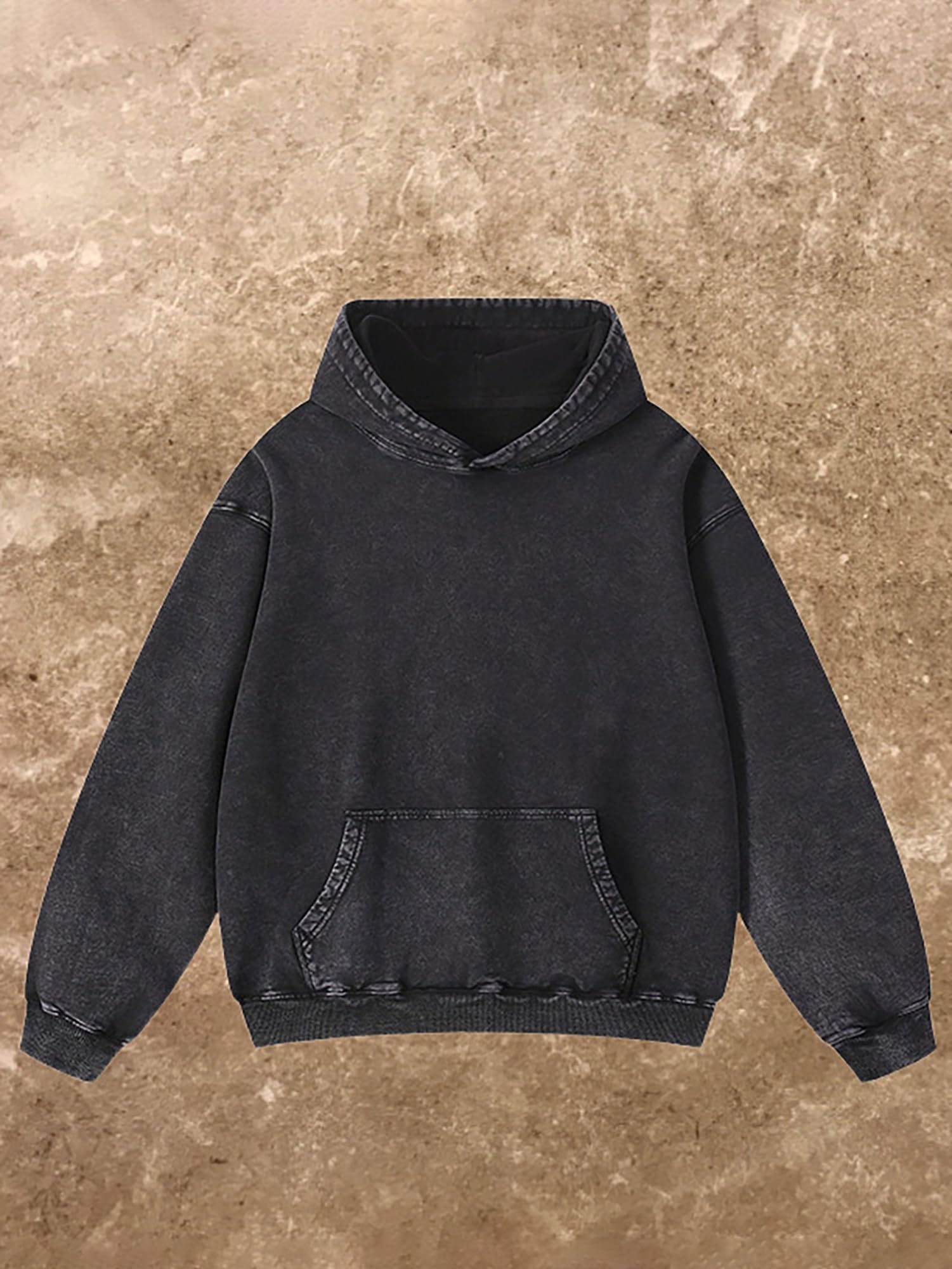 Sudadera Con Capucha Oversize Para Hombre Y Mujer, Sudaderas Vintage Batik Con Degradado Para Parejas, Hoodie Unisex Con Lavado Ácido, Estilo Urbano