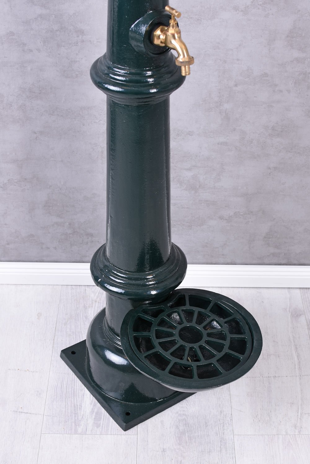 Säulenbrunnen Aluminium Brunnen Standbrunnen Landhausstil Zierbrunnen 120cm LTA381 Palazzo Exklusiv