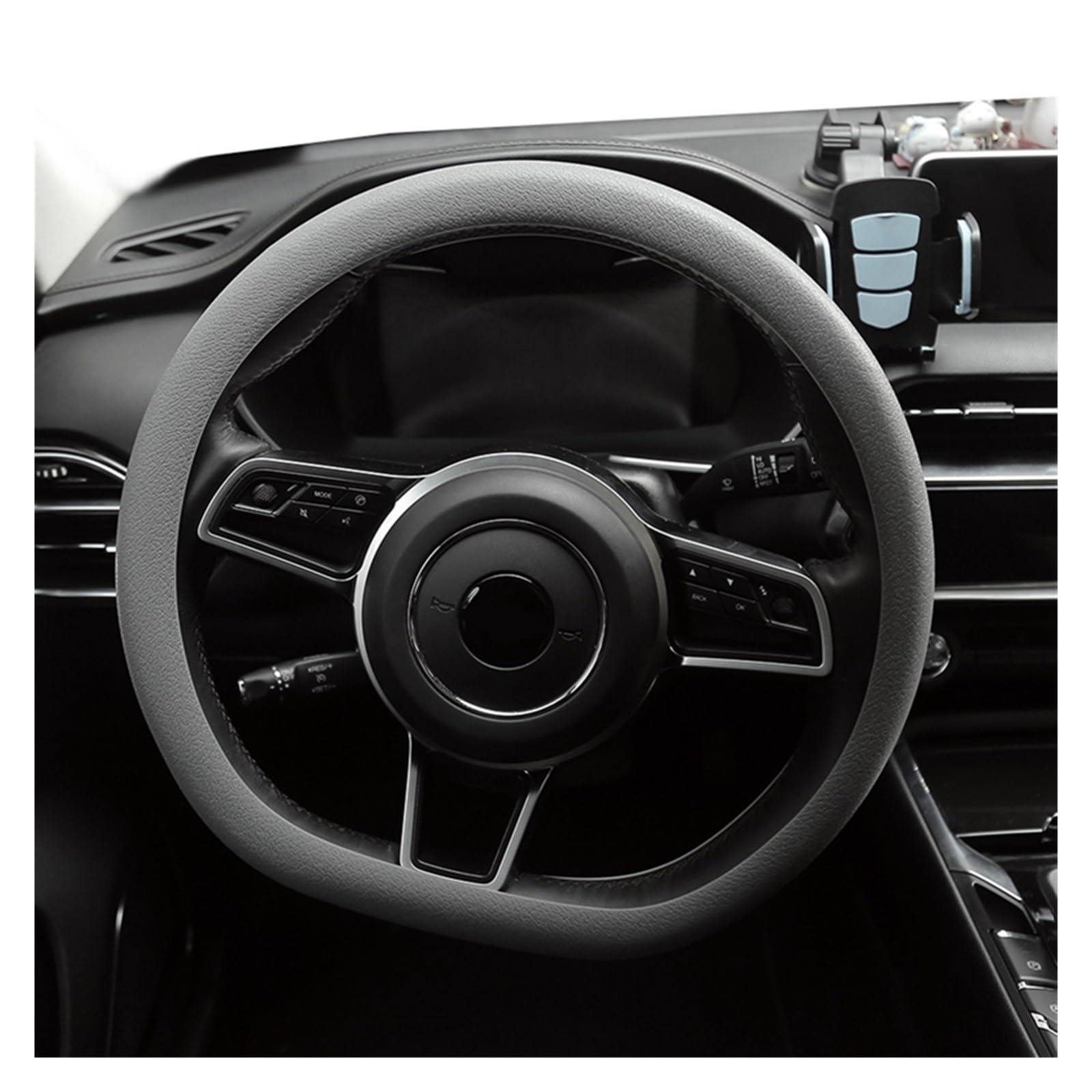 Accessori Coprivolanti per auto Custodia protettiva per volante universale Custodia protettiva Coprivolante auto in silicone antiscivolo Guanto per volante auto (Color : 3)