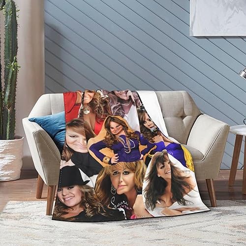 Miniatura 6 de Manta Jenni Singer Rivera de franela suave para sofá, dormitorio, decoración del hogar, mantas de regalo para todas las estaciones, 50 x 40 pulgadas