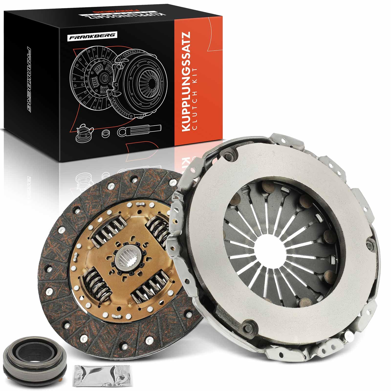 Frankberg Kit de embrague 41421-32000 | Compatible con: Cee'D SW ED, Cerato Saloon LD, Cerato LD, i30 Estate FD, Pro Cee'D ED, Cee'D Hatchback ED, i30 FD