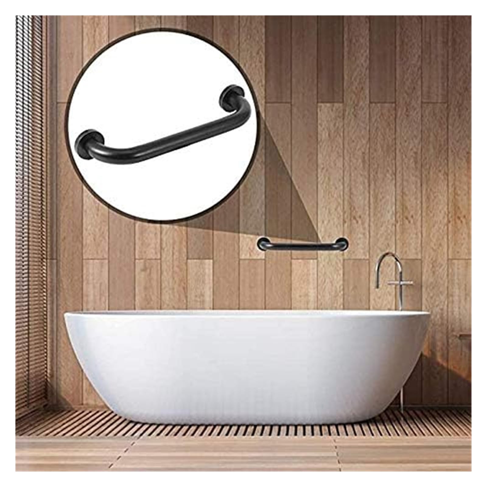 Barras de Apoyo Barras de Apoyo para baño Barras de Apoyo para Ducha Pasamanos Antideslizantes para baño Barra de Apoyo de Seguridad para Manos Cuidado de Accesorios de baño Mango