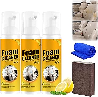 All Around Master Foam Cleaner,Multifunctional Car Foam Cleaner,Foam Cleaner All Purpose,Multi-Purpose Foam Cleaner, Foam Cleaner for Car (3Pcs, 30ml)