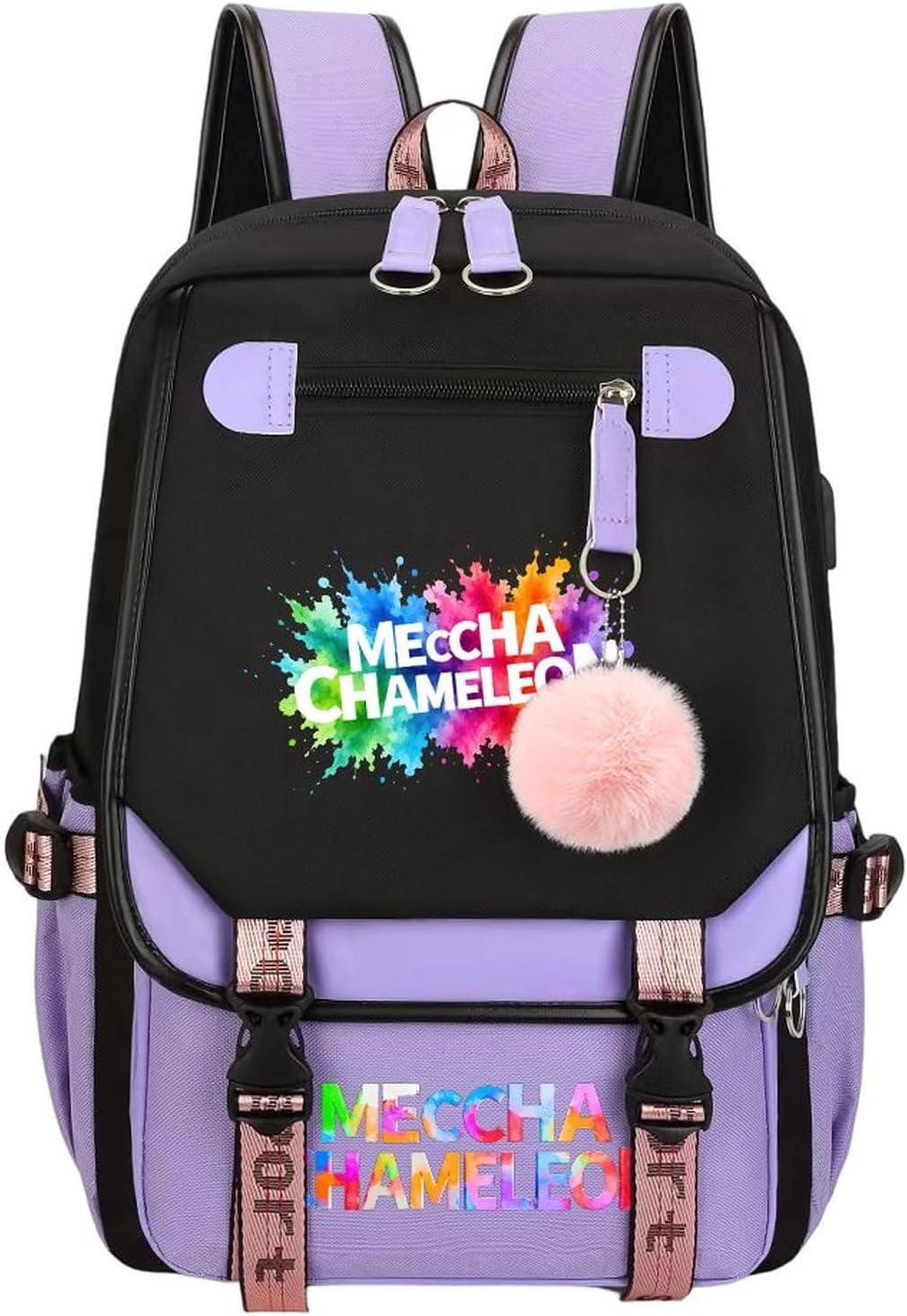 Meccha Chameleon 17 Inch Office Backpack with Adjustable Straps MQ