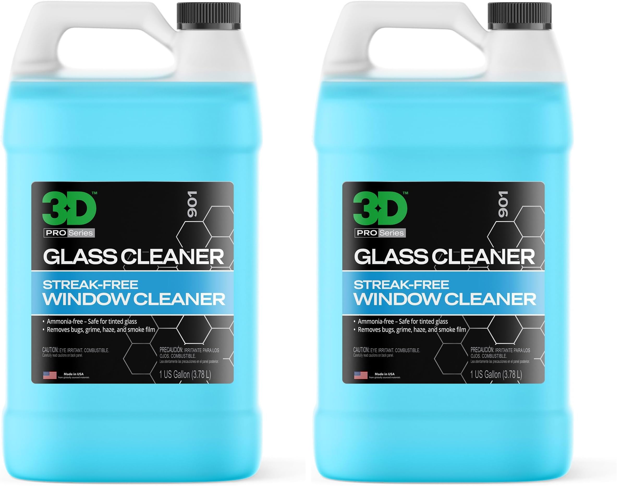 3D Glass Cleaner Gallon Pack of 2