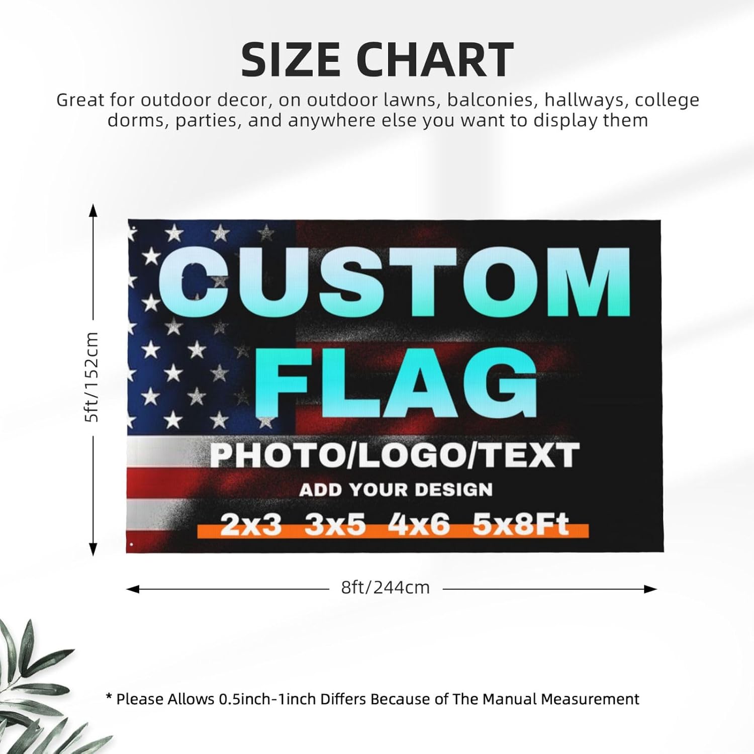 Custom pink Flag - Personalized Outdoor Double-Sided Flag - Design Your Own Logo/Photo/Text - Customized Indoor And Outdoor Decorative Gifts