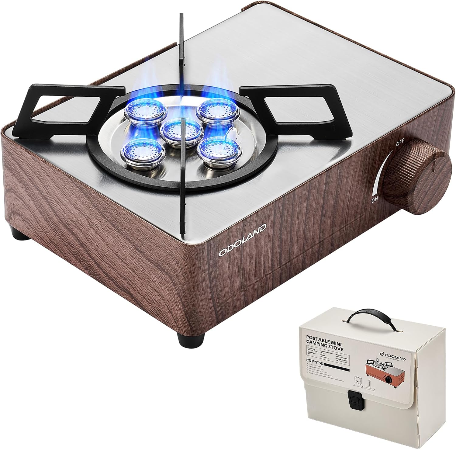 Odoland 7500 BTU Portable Butane Stove – Compact, CSA Certified for Camping & Outdoors Odoland 7500 BTU Portable Butane Stove – Compact, CSA Certified for Camping & Outdoors