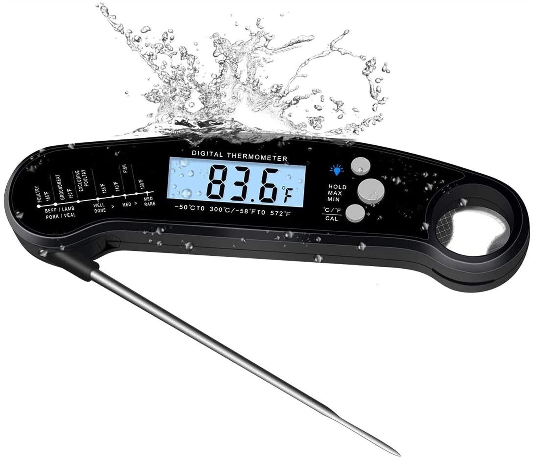 Thermomètre de cuisine XMING numérique haute précision avec étalonnage professionnel