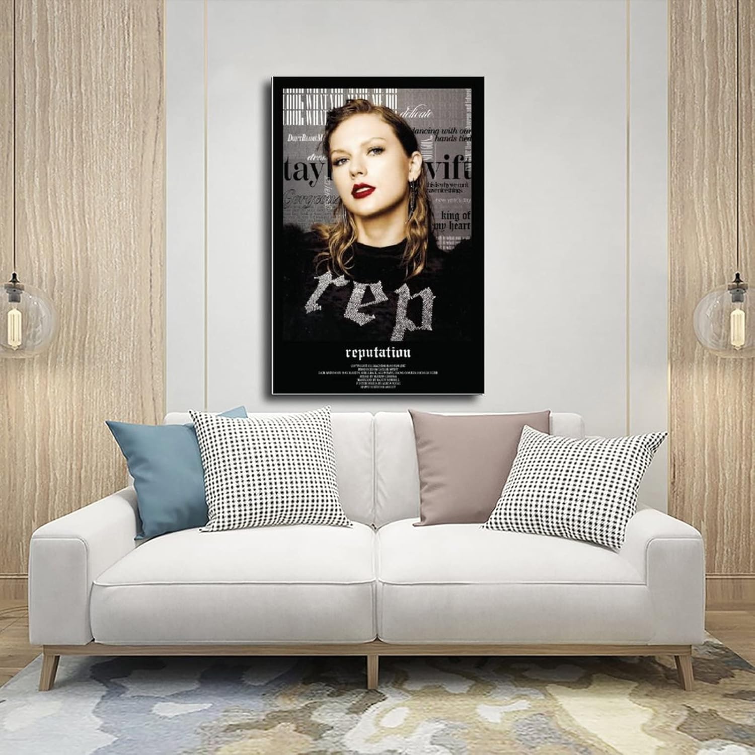 Music Poster Reputation By Swift Poster Canvas Paper 5" x 7" sold by Eva Chen | SKU 82377578 | Printerval
