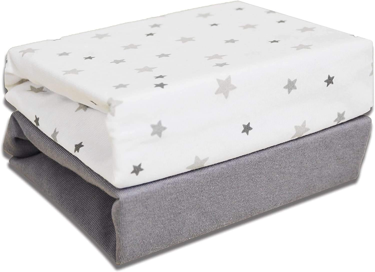 travel cot fitted sheets 95 x 65