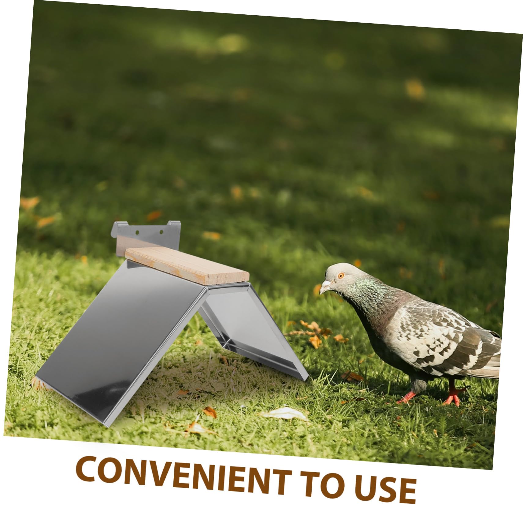 Sosoport 4piezas Soporte De Inoxidable para Aves Percha Resistente para y Pájaros Diseño Seguro y Cómodo para Periquitos y