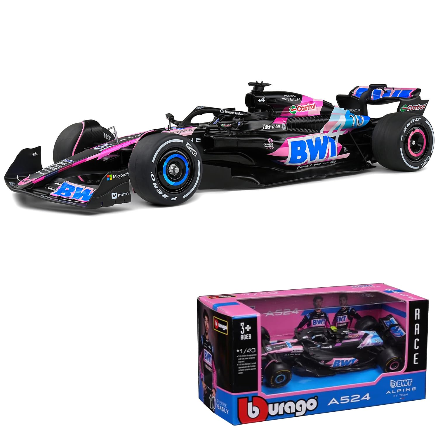 Amazon.com: BWT Alpine F1 Team A524 GP Collection Signature