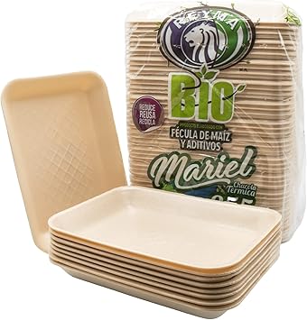 Platos Bebe Platos Biodegradables De Caña De Azúcar Pack 30/50