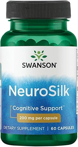 Swanson Neurosilk 200 mg 60 Cápsulas