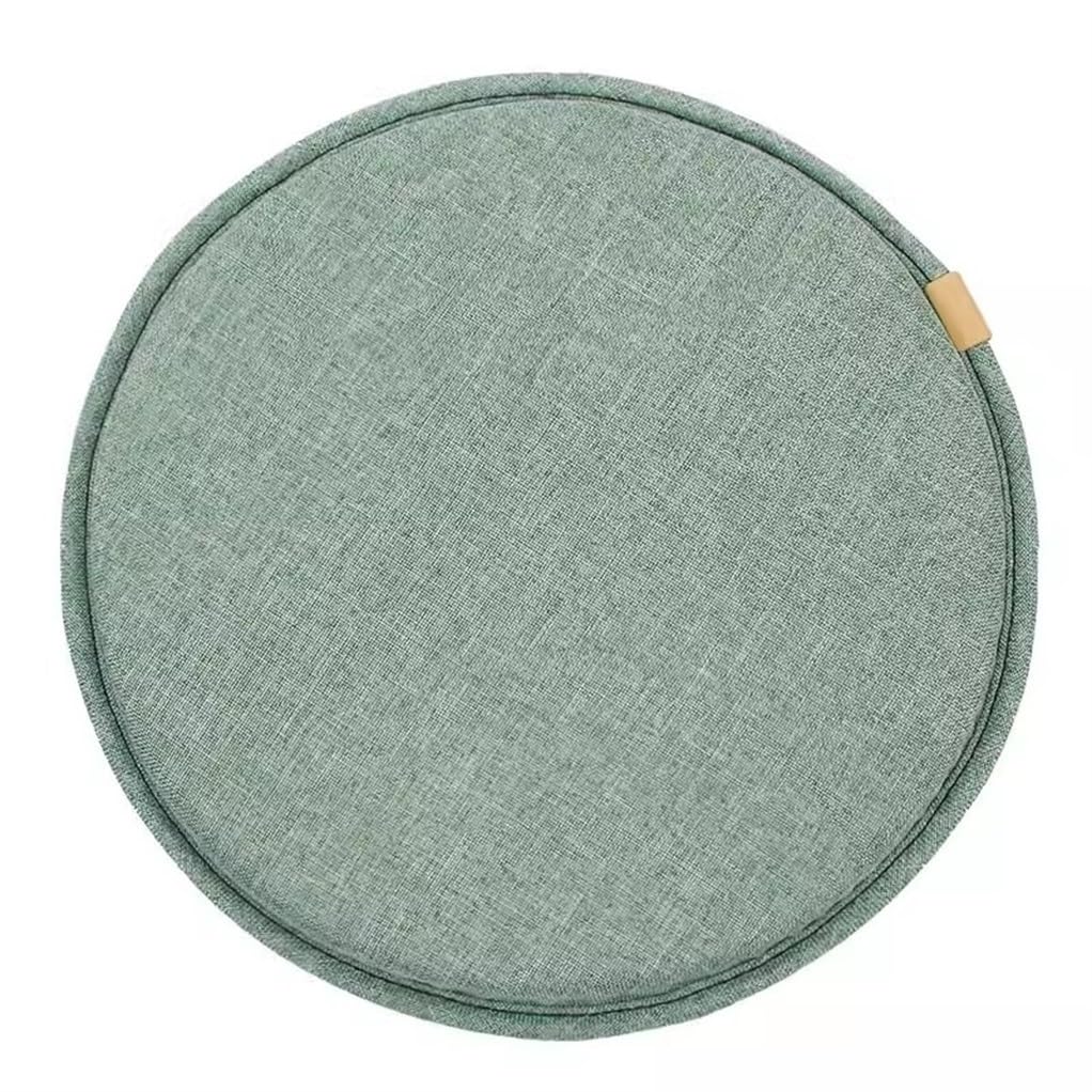 SVFOEBJM Chair Cushions for Dining Chairs Sponge Round Stool Cushion Non-Slip Round Chair Cushion/Seat Cushion with Ties