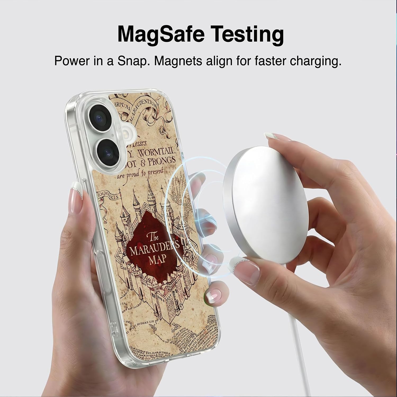 Head Case Designs Officially Licensed Harry Potter The Marauder's Map Prisoner of Azkaban II Soft Gel Case Compatible with Apple iPhone 16
