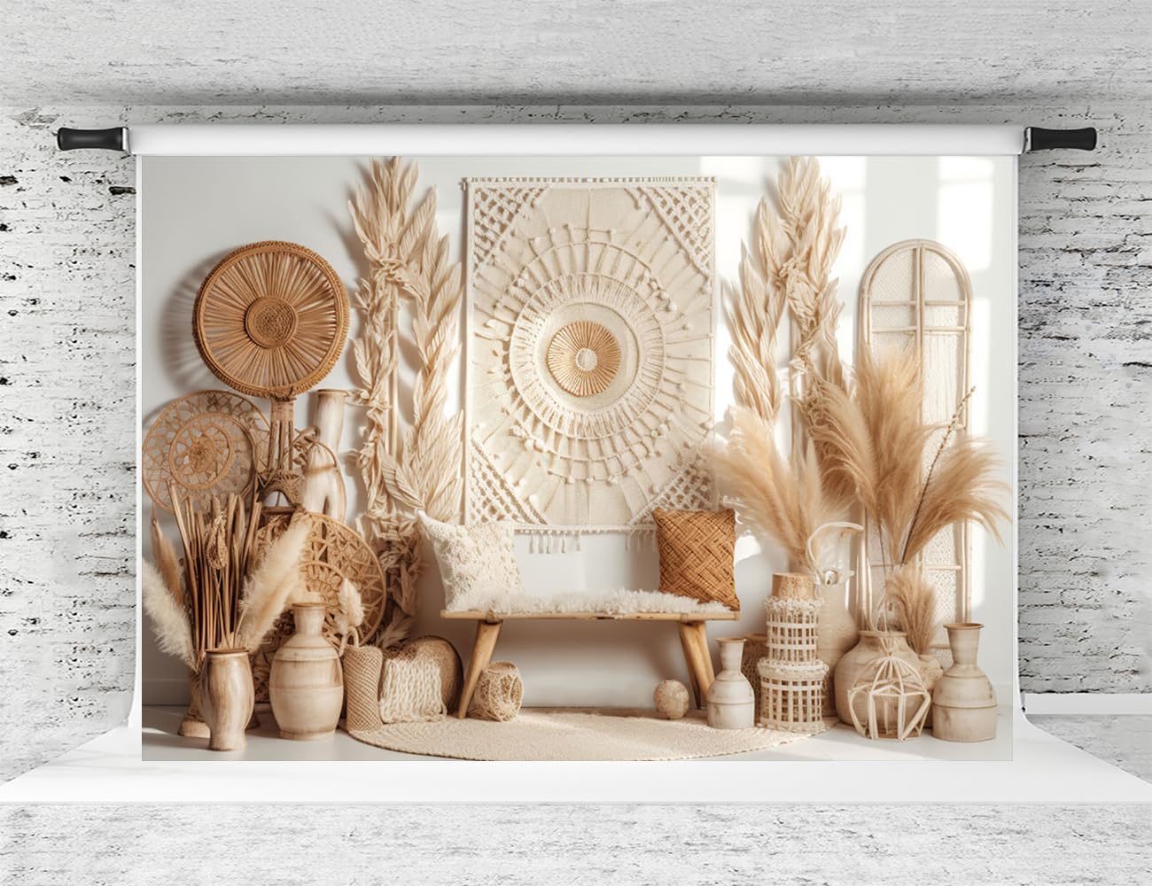 Kate Summer Boho Photography Backdrop Interior Bohemian Room Background ...