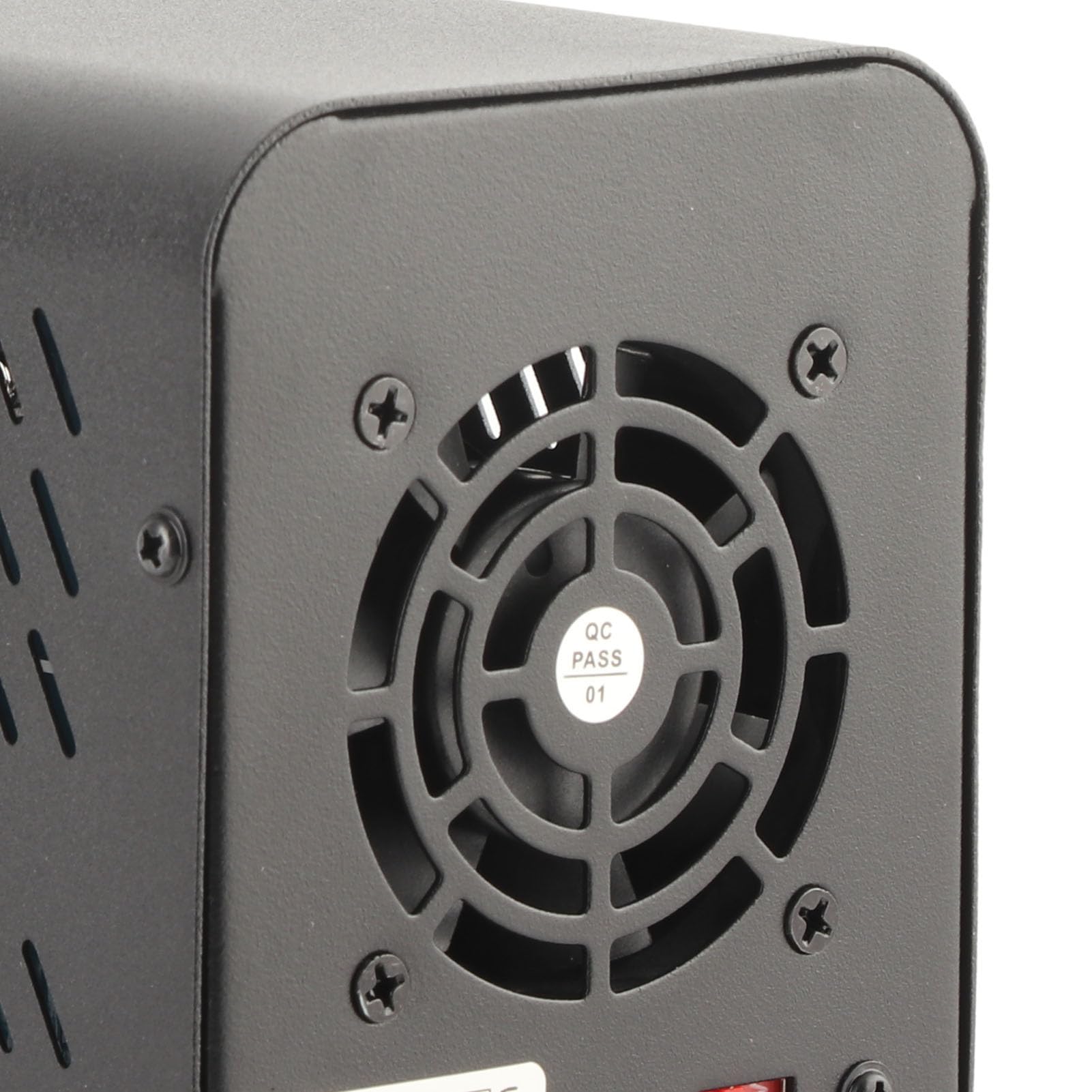 Garosa Fuente de Alimentación DC Variable 0-30V 0-5A Regulada Conmutada Ajustable con Control de Codificador, Carga Rápida USB y Ventilador de Temperatura Inteligente para (Enchufe de la UE AC230V)