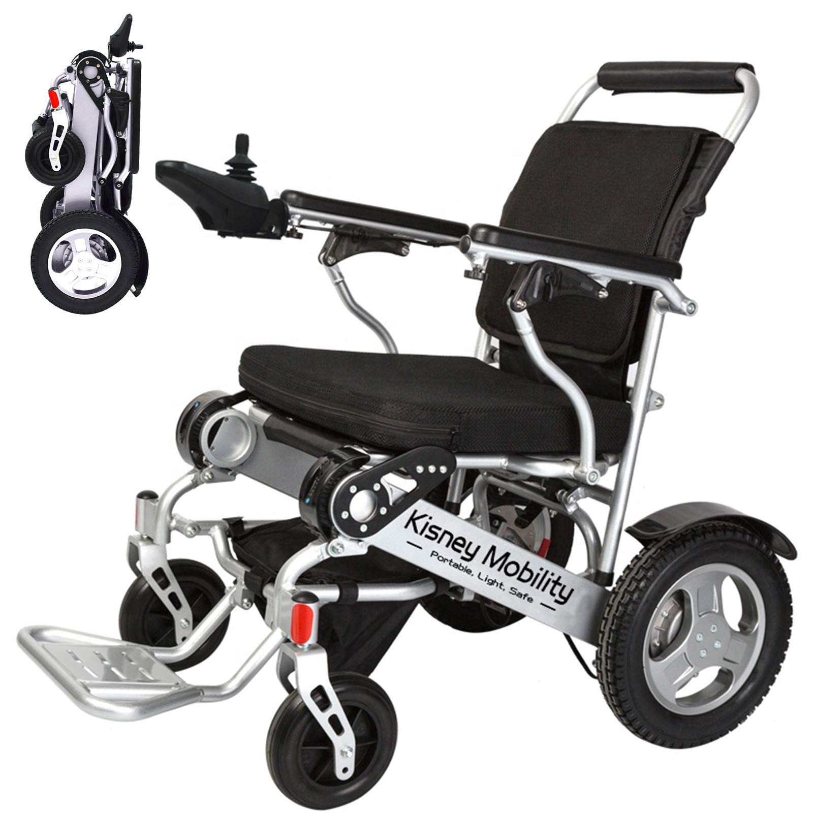 Amazon | 新型折りたたみ式超軽量電動車椅子 飛行機旅行可 高耐久  