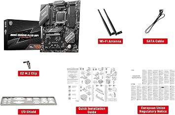INLAND AMD Ryzen 5 7600X CPU Processor with MSI B650 Gaming Plus WiFi Gaming Motherboard(AM5, ATX, DDR5, PCIe 4.0, Wi-Fi 6E), Soly by Micro Center