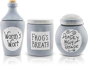 入手困難⭐ サリーの壺型トリンケットジャー3個セットナイトメアビフォアクリスマス ナイトメアービフォアクリスマス サリーのジャー型トリンケット