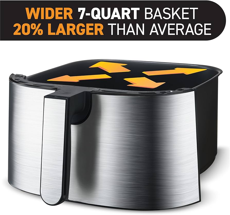Amazon.com: Gourmia Air Fryer Oven Digital Display 7 Quart Large