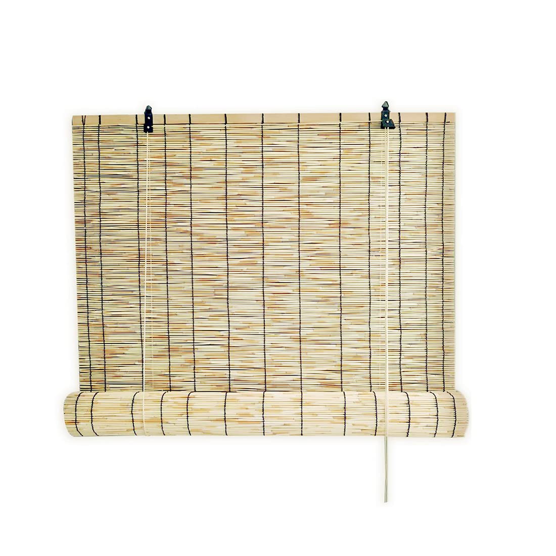 Acomoda Textil – Persiana Enrollable de Bambú Natural para Puertas y Ventanas Decorativa Marrón. Estor Ajustable de Ocultación para Exterior e Interior Protector de Fácil Instalación. (80x160 cm) — view 5