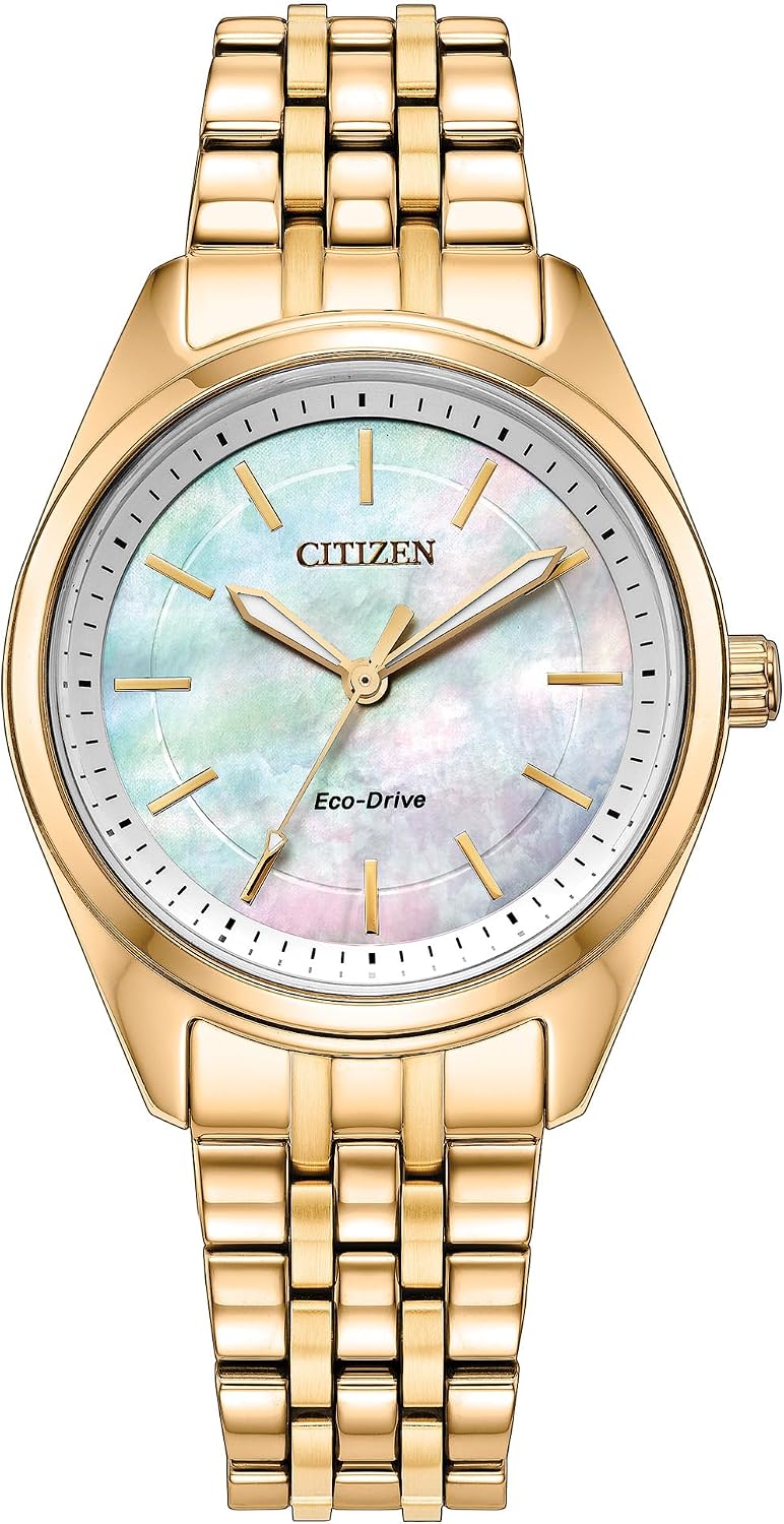 CITIZEN Ladies Eco-Drive Peyten 30mm Stainless Steel EM1232-59D