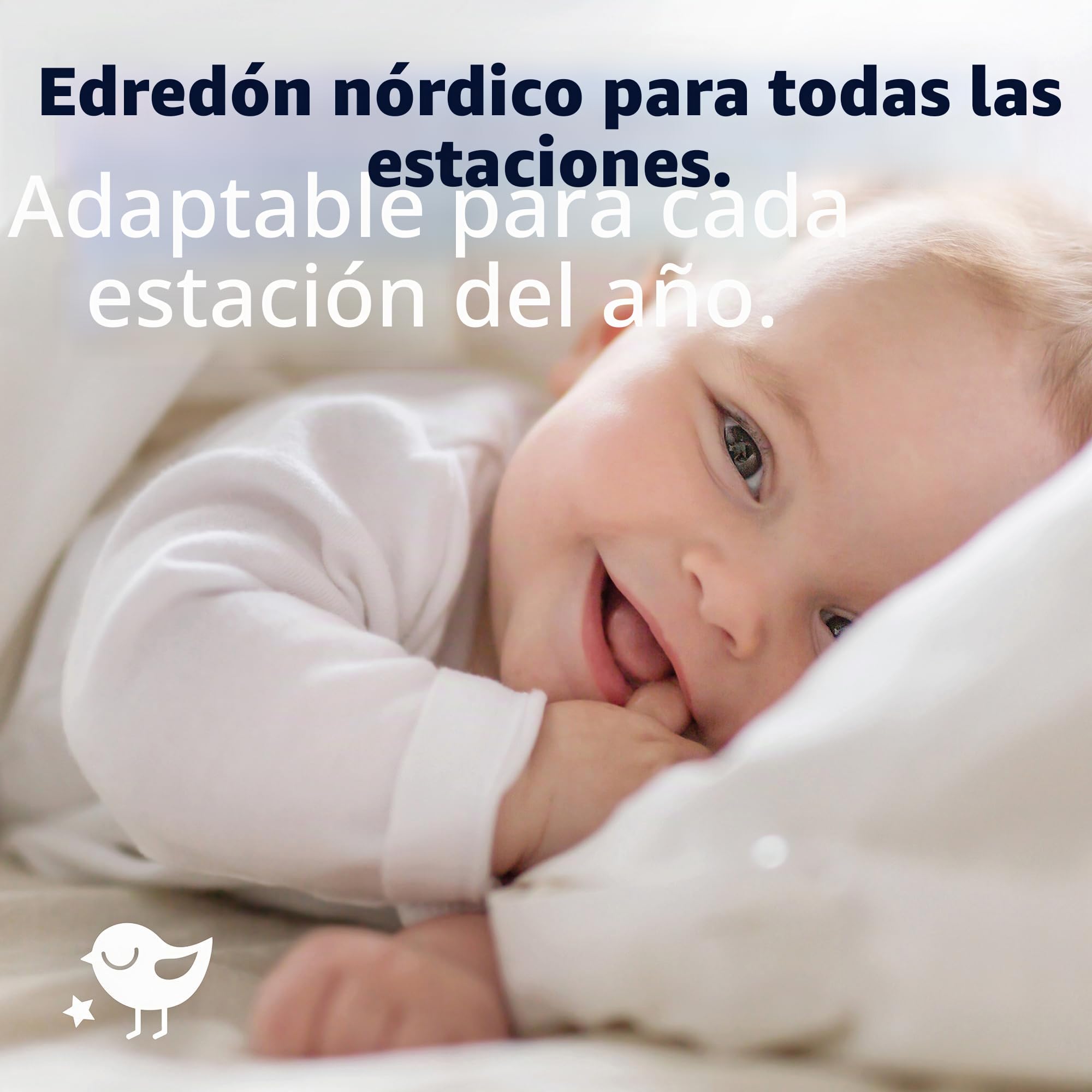 Julius Zöllner 4123130000 Cosida edredón y colchón para niño 100 x 135 cm 40 x 60 cm