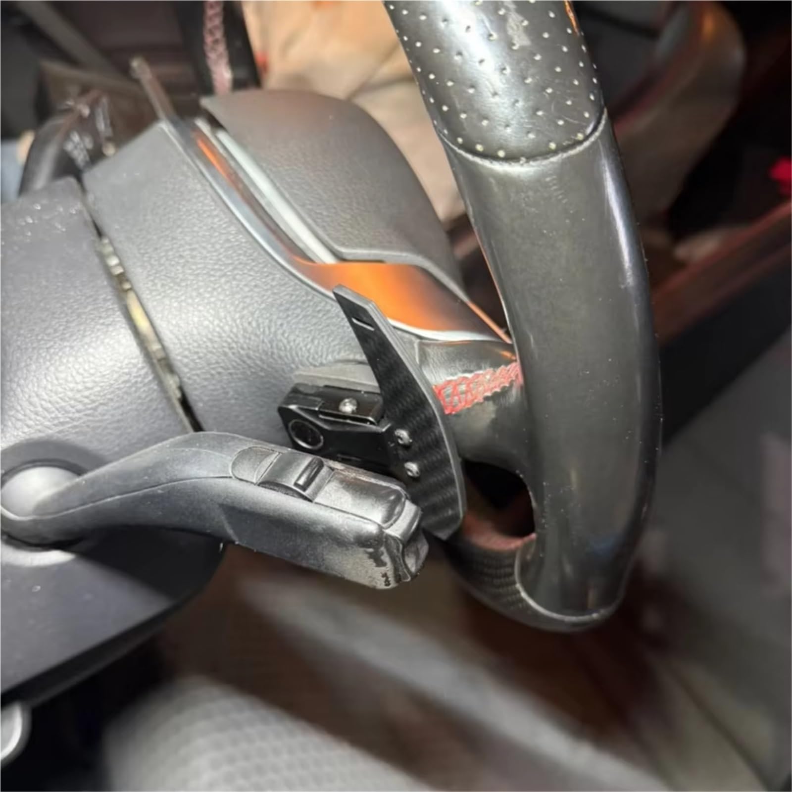 Volante per Auto Paddle Compatibile Con Per Golf 6 Per GTI Per CC MK6 Volante Magnetico Paddle Shifter Accessori Auto In Fibra Di Carbonio