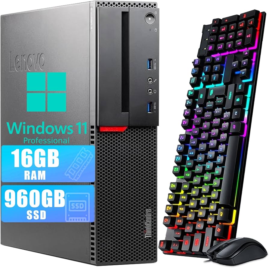 Amazon.com: Lenovo ThinkCentre M700 SFF Desktop Computer, 6th Gen