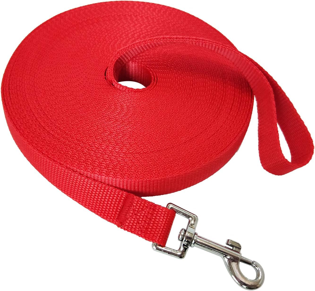 Nylon Training Dog Leash for Small Medium Large Dogs, 15ft 20ft 30ft 50ft 100ft Long Leash Dog/Puppy Lead for Obedience Recall Training, Camping โ image 1