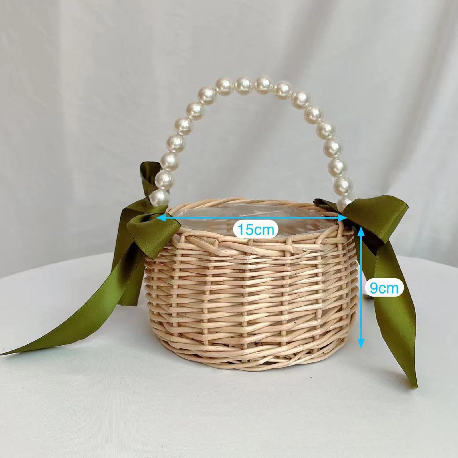 Panier de fille de fleur panier de fleur de mariage décor dentelle
