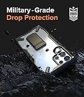 Vista 8 de Ringke Fusion-X - Funda compatible con Samsung Galaxy S22 Ultra 5G (2022), soporte transparente a prueba de golpes, funda protectora lateral