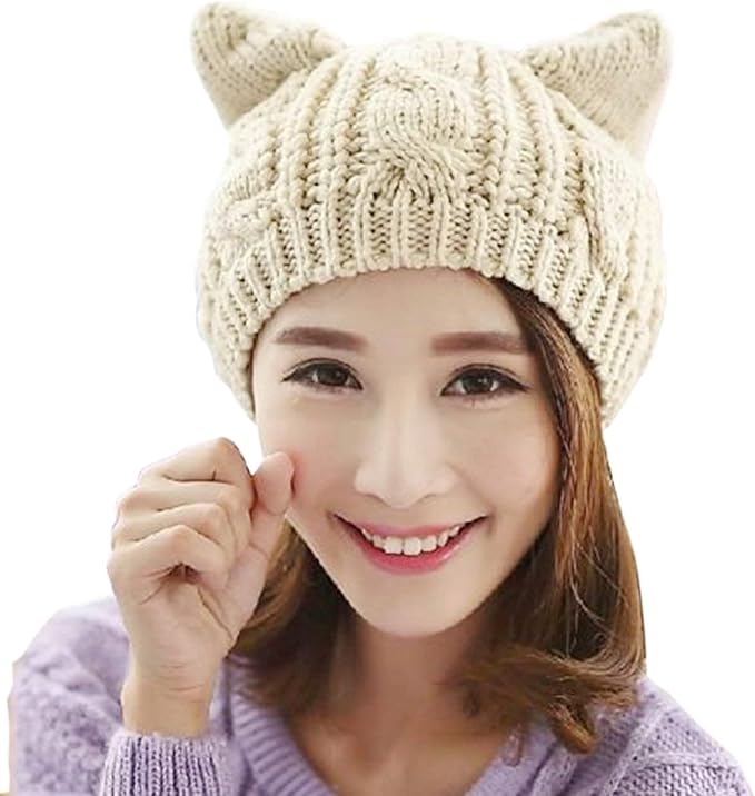 umbresen Cute Woollike Knitted CAT 