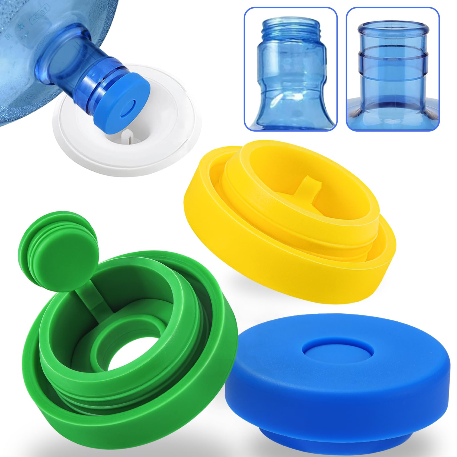 Water Bottle Jug Water Jug 5+ Gallon Gofriipai And