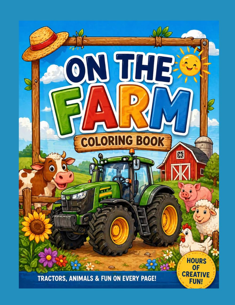 On The Farm: Coloring book