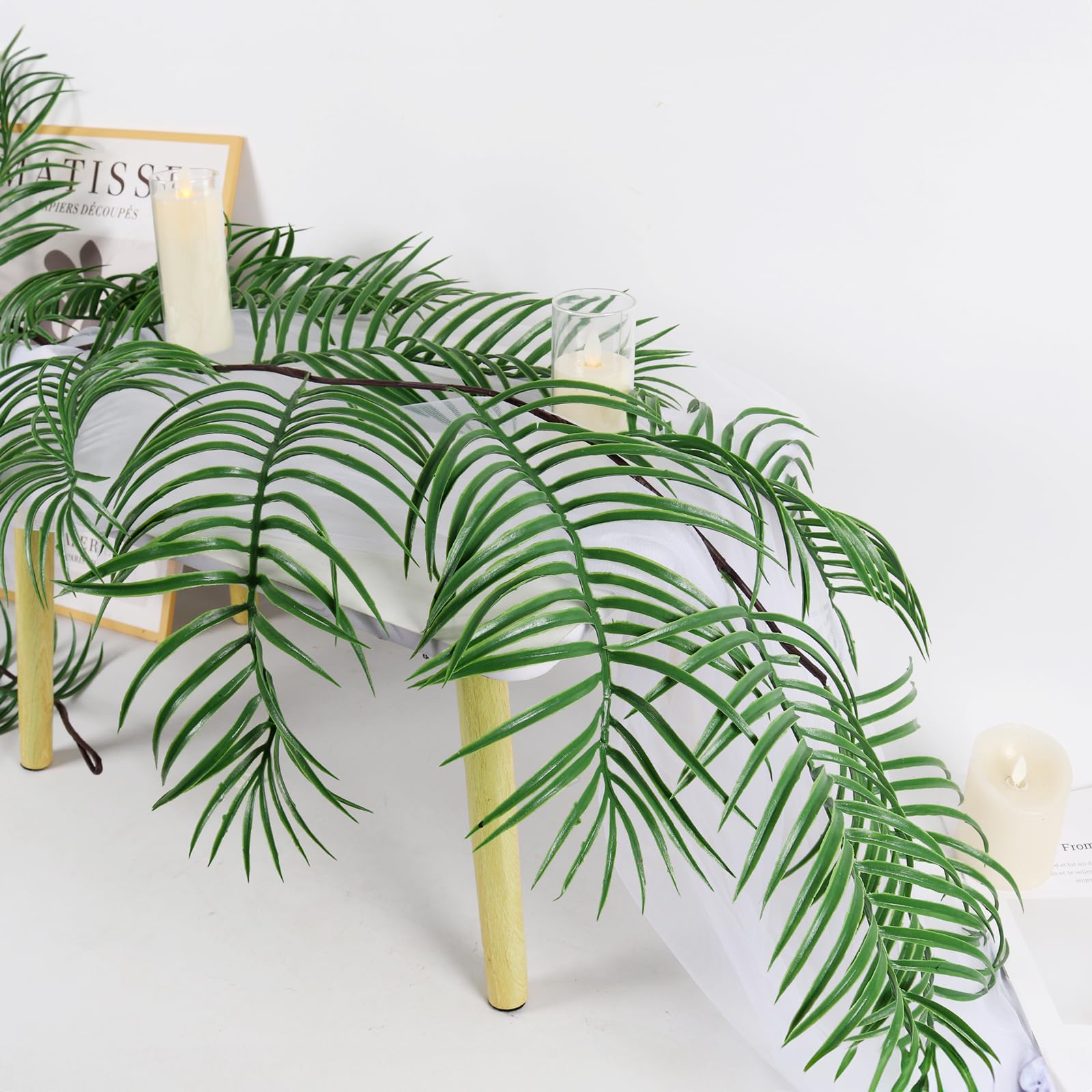 Guirlande tropicale artificielle 1,8m sans entretien pour deco fete luau